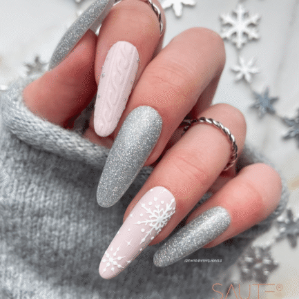 Gel polish Saute Nails - S238 SNOWMAN 8ml. - Image 3