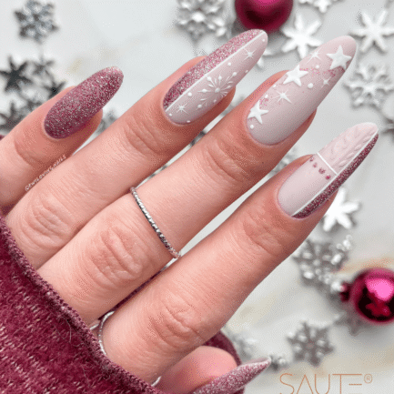 Gel polish Saute Nails - S240 WINTER PARTY 8ml. - Image 3