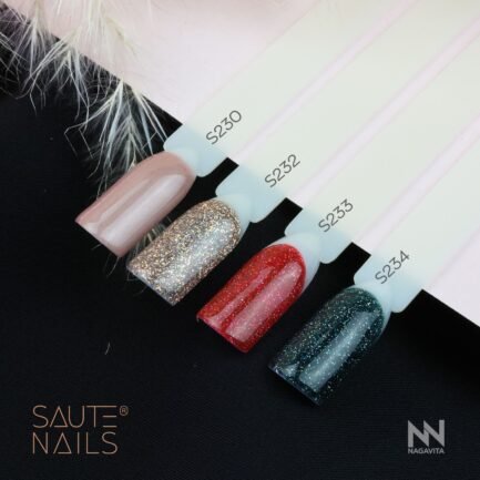 Gel polish Saute Nails - S234 XMAS PLANT 8ml. - Image 4