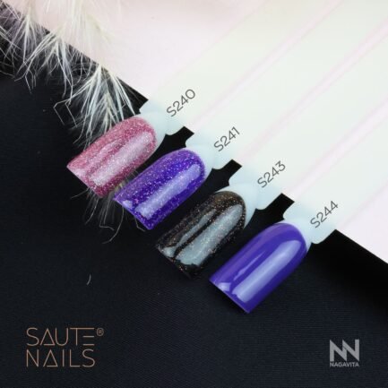 Gel polish Saute Nails - S240 WINTER PARTY 8ml. - Image 4