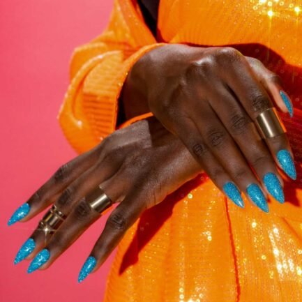 Gel polish FLASH Red Carpet Manicure Bejeweled In Blue 9ml. 4210001 - Image 3