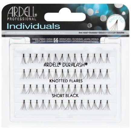 Ardell short tufted eyelashes with glue dot, black 56pcs. - Image 1