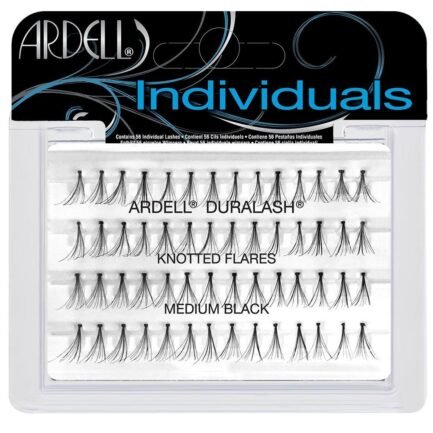 Ardell medium tufted eyelashes with glue dot, black 56pcs. - Image 1