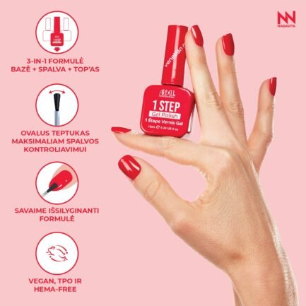 Ardell 1-Schritt-Gel-Nagellack 10 ml. Mokka-Traum 737 – Bild 6