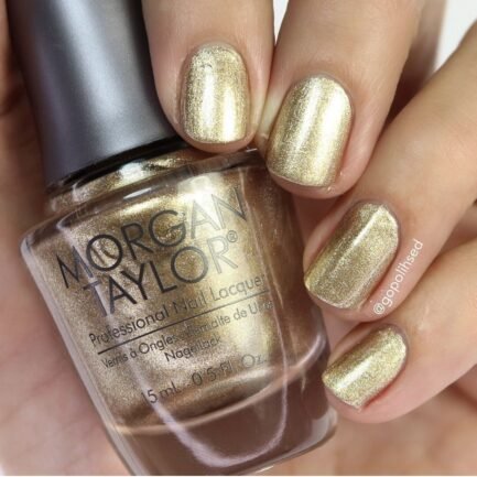 Morgan Taylor nail polish GILDED IN GOLD 15ml. 3110374 - Image 2