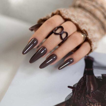 Gel polish Saute Nails - S299 Rich Mocha 8ml. - Image 4