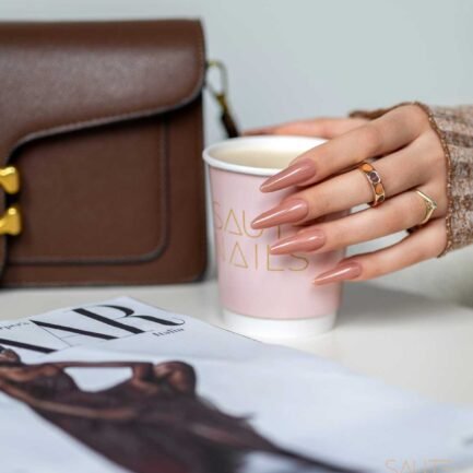Gel polish Saute Nails - S301 Oat Mocha 8ml. - Image 4
