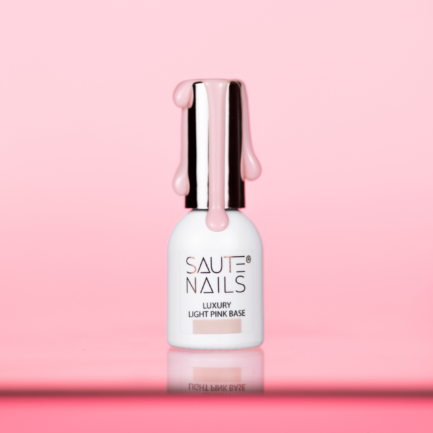 Gel polish base Saute Nails Luxury Light Pink Base 8ml. - Image 3