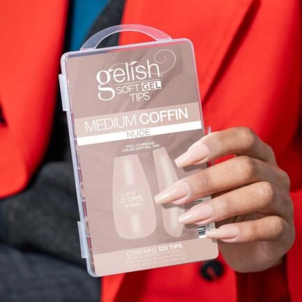 Gelish 120 Stück, Medium Coffin Nude – Bild 3