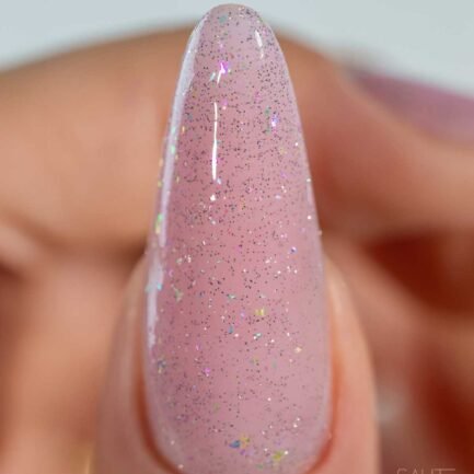 Saute Nails Silver Flash Top 8ml nicht klebender Gel-Nagellack-Überlack. – Bild 2