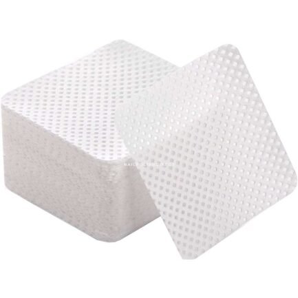 Euro Fashion Wattestäbchen zum Entfernen von Nagellack, 300 Stück, 5 cm x 5 cm, weiß – Bild 1